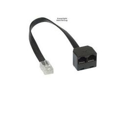 Кабел/адаптер Adapter ISDN-2xRJ45, cable, Roline 12.01.0580