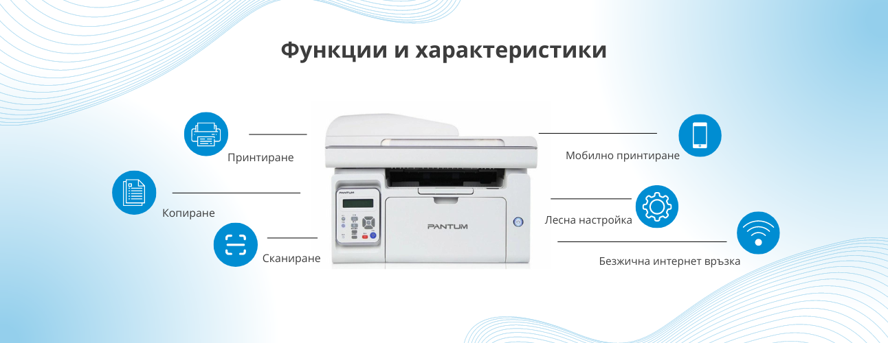 Pantum Printer 6559NW Main Features