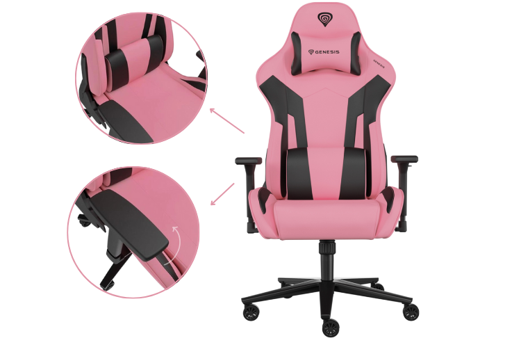gaming-chair-genesis-ntro-720-black-pink-characteristics