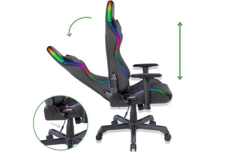 gaming-chair-rfg-west-pro-black-led-characteristics
