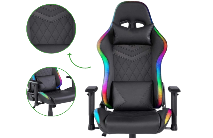 gaming-chair-rfg-west-pro-black-led-characteristics