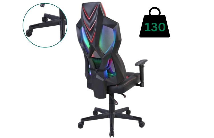 gaming-chair-rfg-viper-black-red-led-characteristics