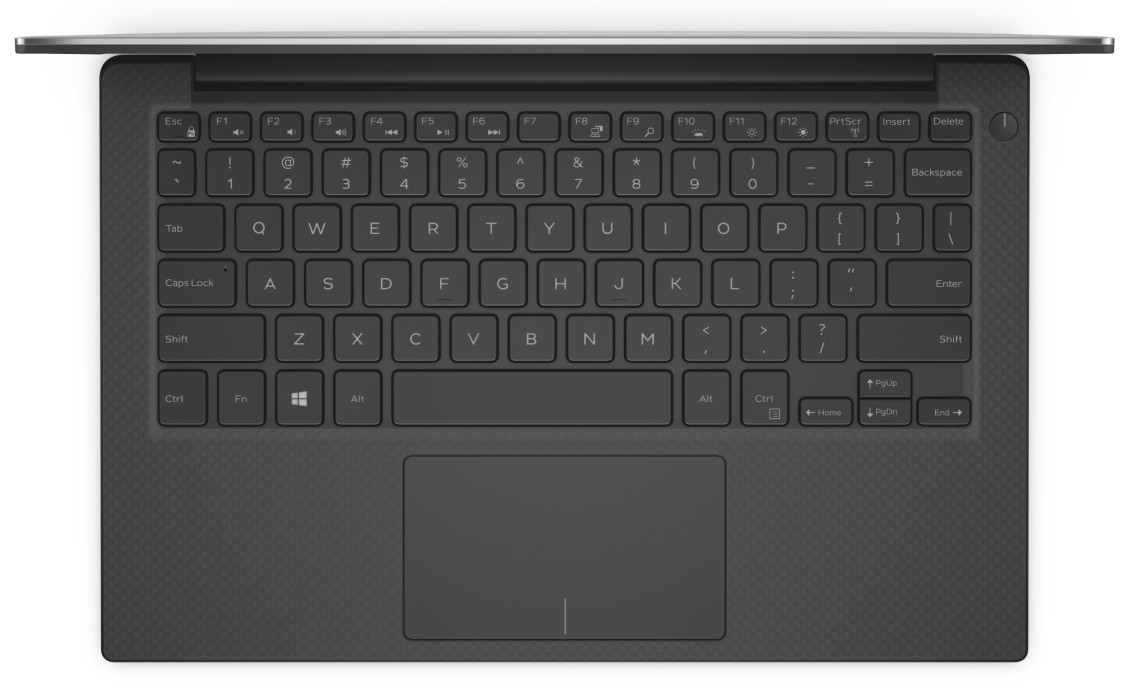 Лаптоп Dell XPS13 клавиатура